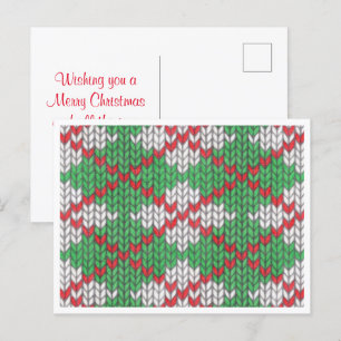 Carte postale XMAS JACQUARD KNIT de Noël / Horizon