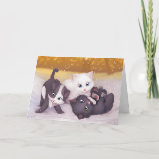 Carte postale Xmas Kittens
