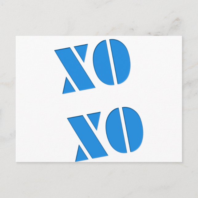 CARTE POSTALE XO XO (Devant)