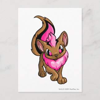 Carte Postale Xweetok rose