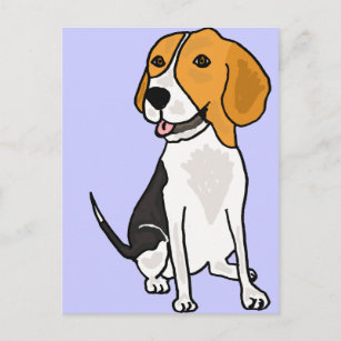 Carte Postale XX- Caricature Beagle