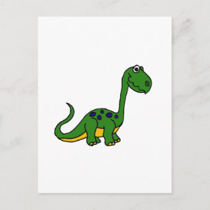 Carte Postale XX- Caricature de dinosaure mignonne