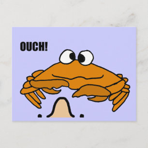 Carte Postale XX- Cartoon à nez de crabe