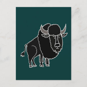 Carte Postale XX- Dessin sur Buffalo