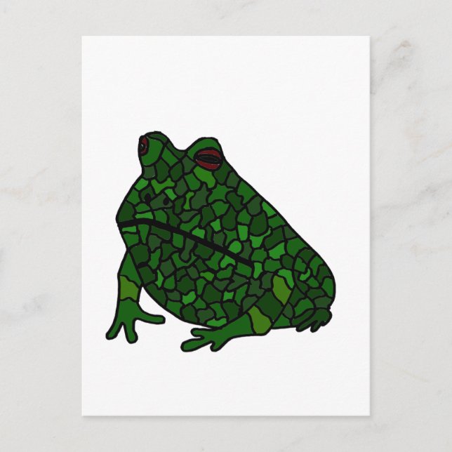 Carte Postale XX- Funky Frog Art (Devant)