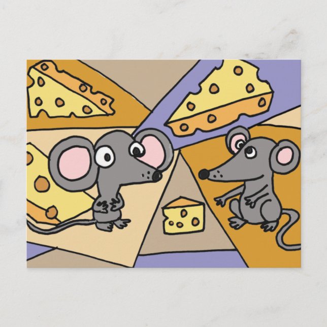 Carte Postale XX- Morceau et fromage (Devant)