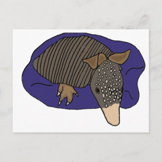 Carte Postale XY - Baby Armadillo sur un design Coussin
