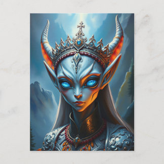 Carte Postale Xylanthia Oracle cornu Elf Reine - Fantastique som