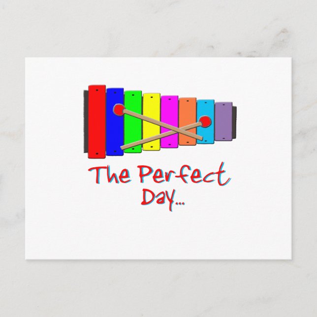 Carte Postale Xylophone Jour Parfait (Devant)