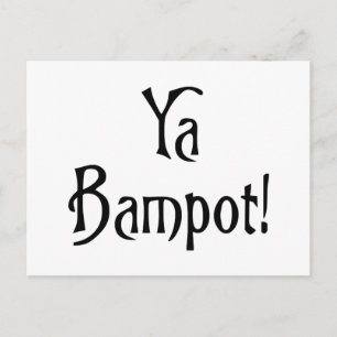 Carte Postale Ya Bampot amusant argot de banter écossais
