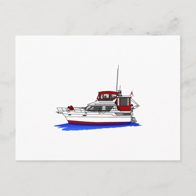 Carte Postale Yacht (Devant)