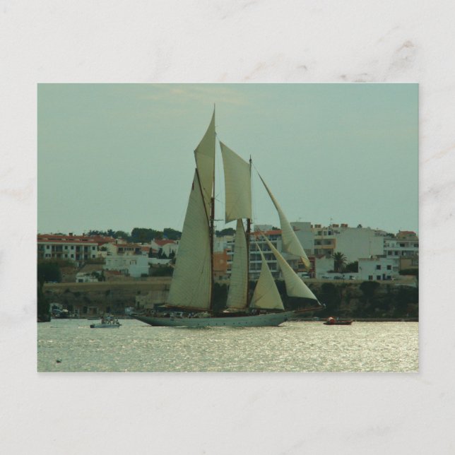 Carte Postale Yacht classique (Devant)