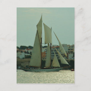 Carte Postale Yacht classique
