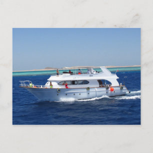 Carte Postale Yacht de plaisance égyptien Hams avec touristes