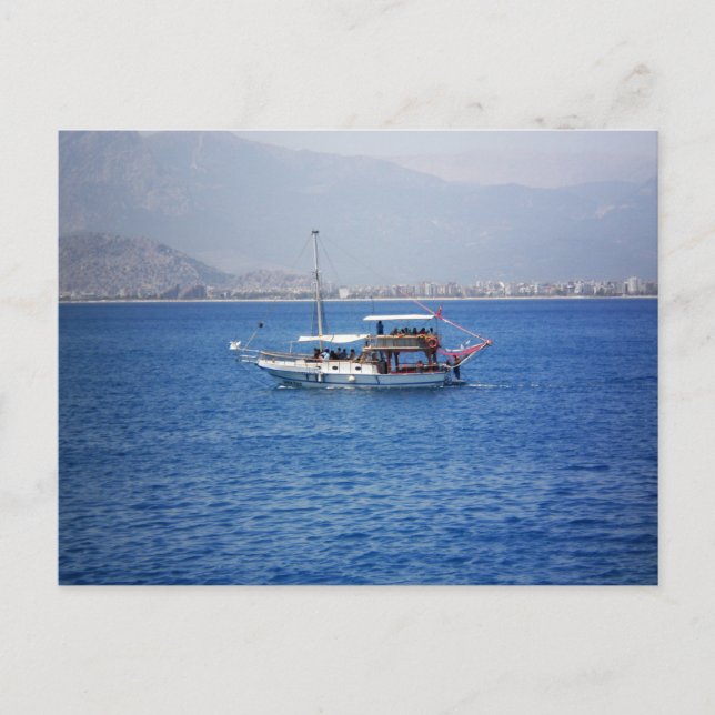 Carte Postale yacht turc de passagers (Devant)