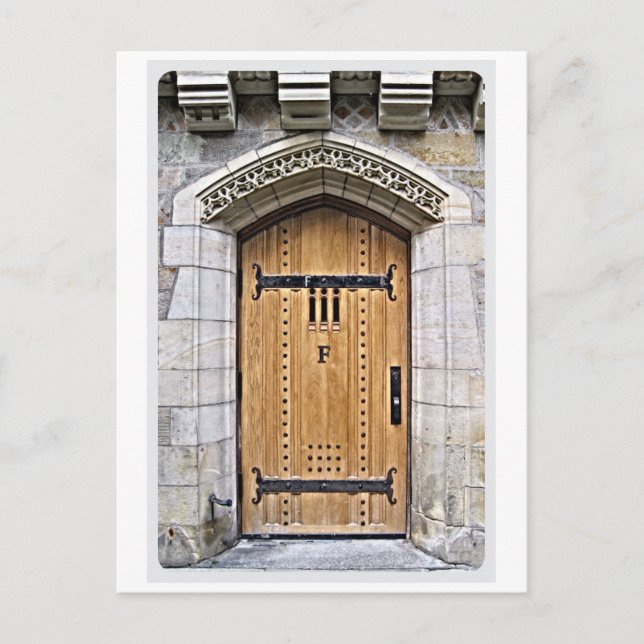 Carte Postale Yale Gothic Door F (Devant)