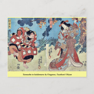 Carte Postale Yamauba à kaidomaru par Utagawa, Toyokuni Ukiyoe