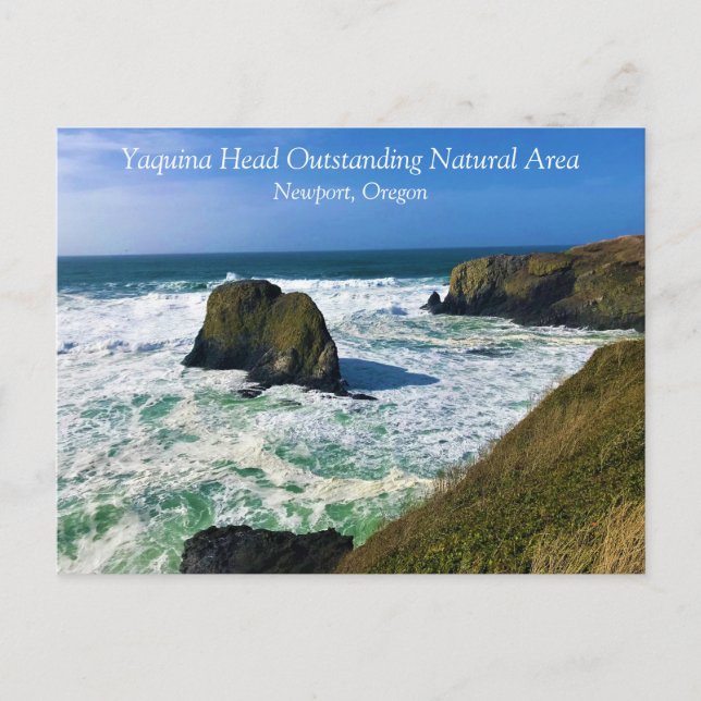 Carte Postale Yaquina Head Superbe zone naturelle, Oregon Post (Devant)