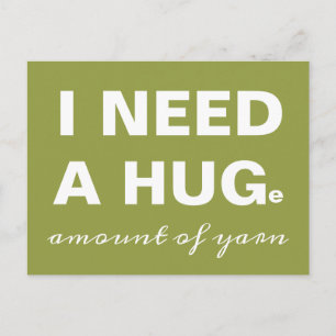 Carte Postale Yarn Joke