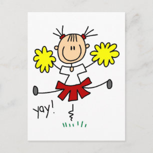 Carte Postale Yay Team Cheering Tshirts et cadeaux