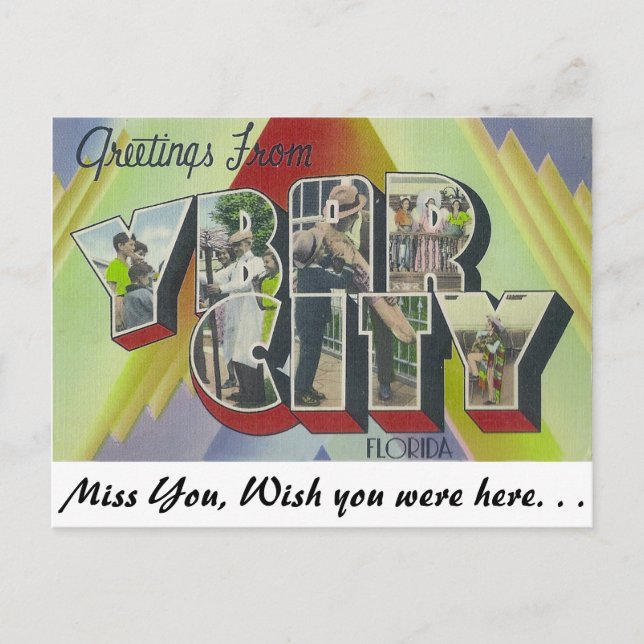 Carte Postale Ybor City, Floride (Devant)