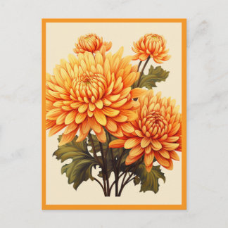 CARTE POSTALE YELLOW FLOWERS #1