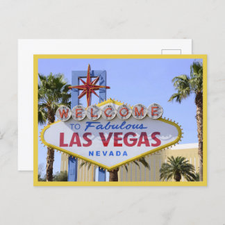 Carte postale Yellow Nevada Affiche de bienvenue L