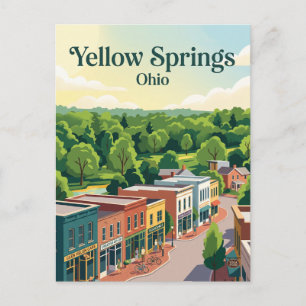 Carte Postale Yellow Springs, Ohio