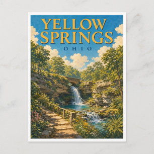Carte Postale Yellow Springs Ohio Glen Helen GeoSaga