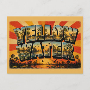 Carte Postale Yellow Water Billabong NT Australie