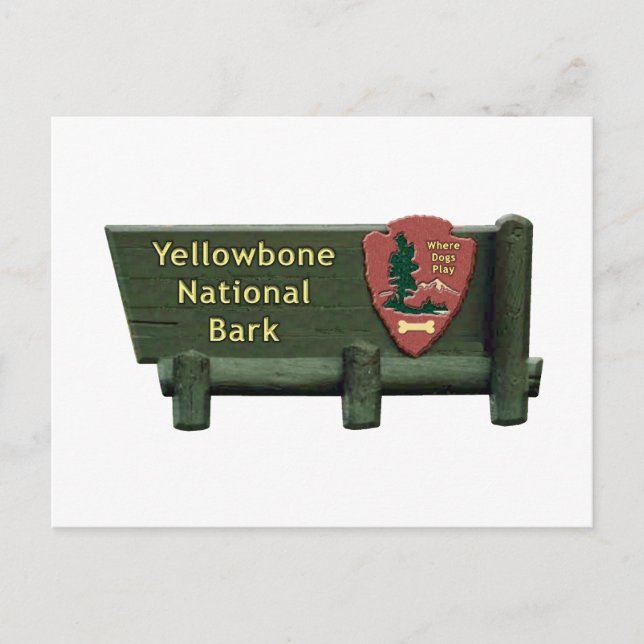 Carte Postale Yellowbone Dog Park (Devant)