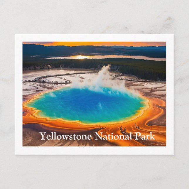 Carte postale Yellowstone (Devant)