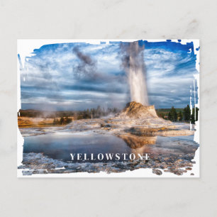Carte postale Yellowstone Geyser