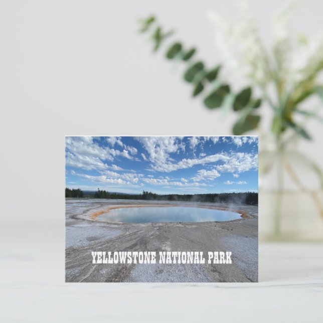 Carte Postale Yellowstone Grand Prismatic Spring (Debout devant)
