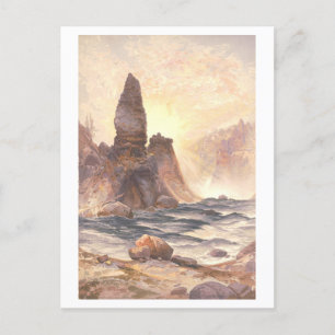 Carte Postale Yellowstone Tower Falls Vintage Prang Lithos