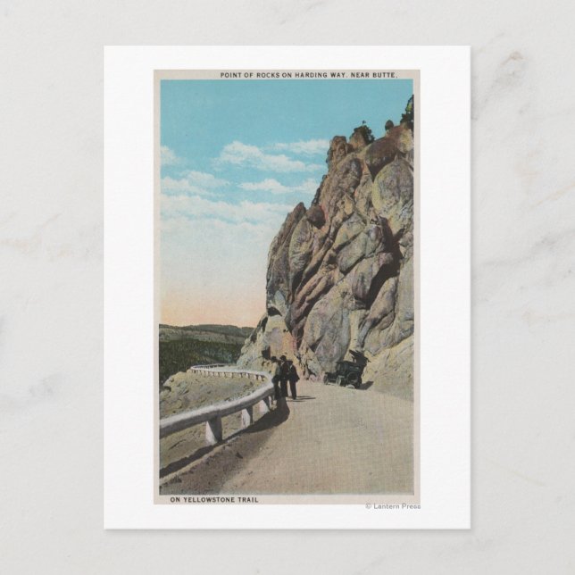 Carte Postale Yellowstone, WYVacationers, Vieille Voiture, Près  (Devant)