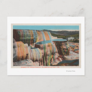 Carte Postale Yellowstone, WYView de Mammoth Hot Springs