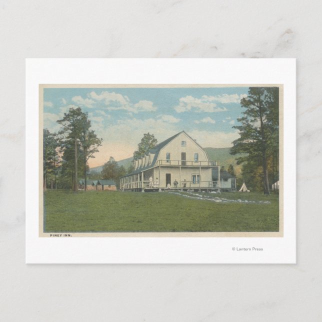 Carte Postale Yellowstone, WYView de Piney Inn (Devant)