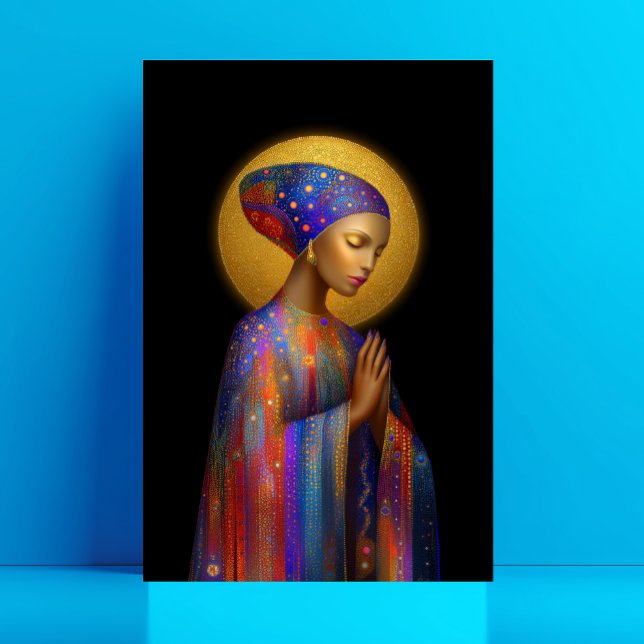 Carte Postale Yemaya déesse de l'amour protection guérir Portrai (Créateur téléchargé)