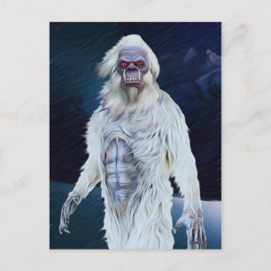 Carte Postale Yeti (Creeptid)