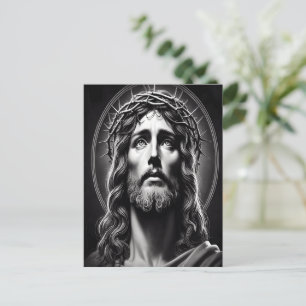 Carte Postale Yeux d'amour compatissants de Jésus-Christ
