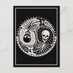 Carte Postale Yin et os