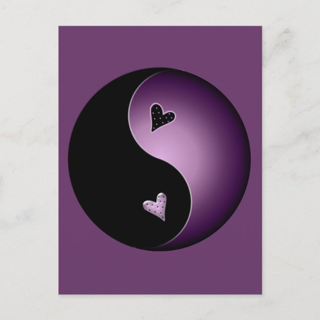 Carte Postale yin yang (Devant)