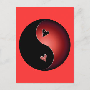 Carte Postale yin yang