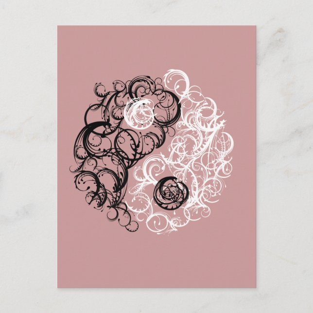 Carte Postale Yin Yang (Devant)