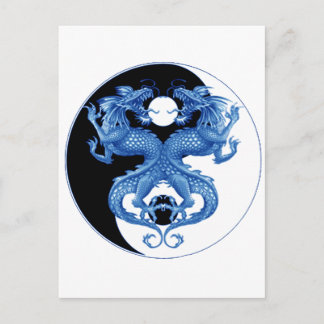 Carte Postale Yin Yang Dragon 2