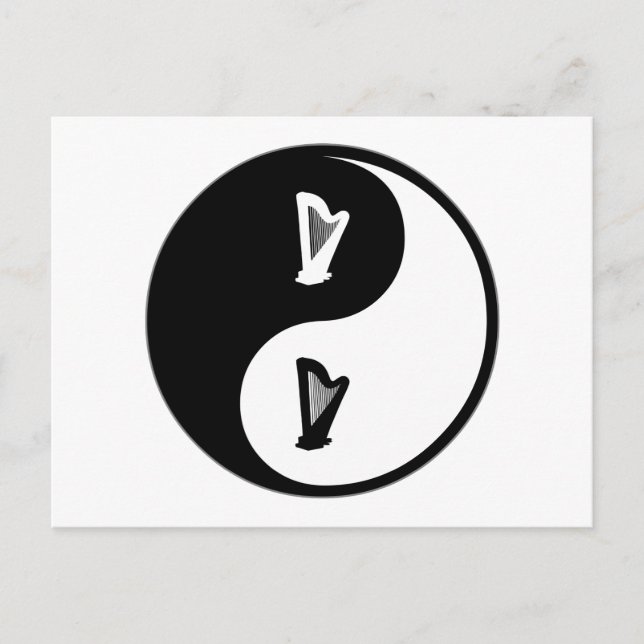Carte Postale Yin Yang Harp (Devant)