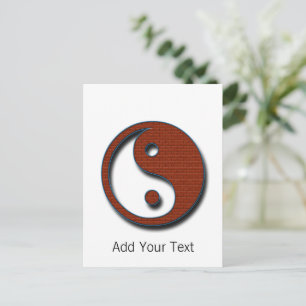 Carte Postale Yin Yang par Shirley Taylor