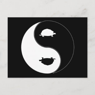 Carte Postale Yin Yang Turtle