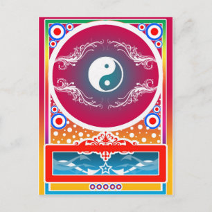 Carte Postale yinyang